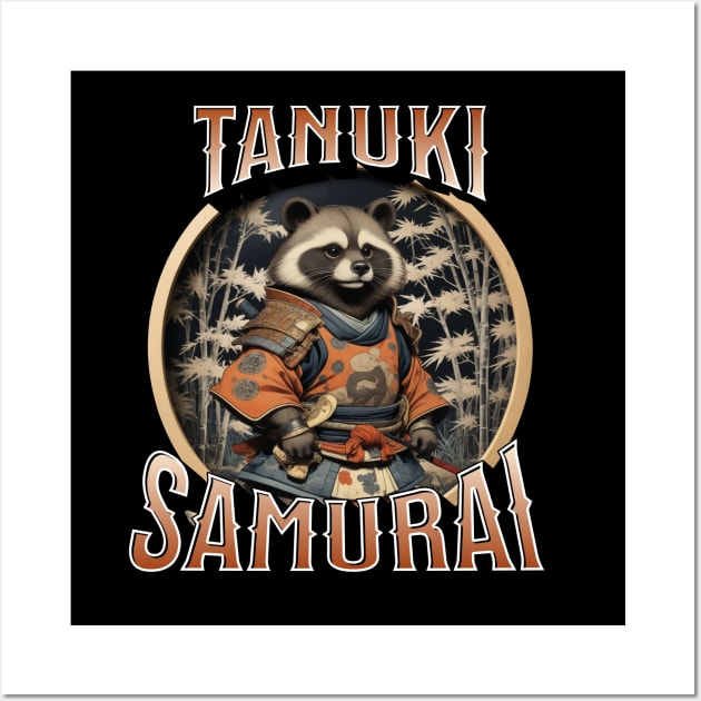 Tanuki Samurai Wall Art by CoffeeBrainNW